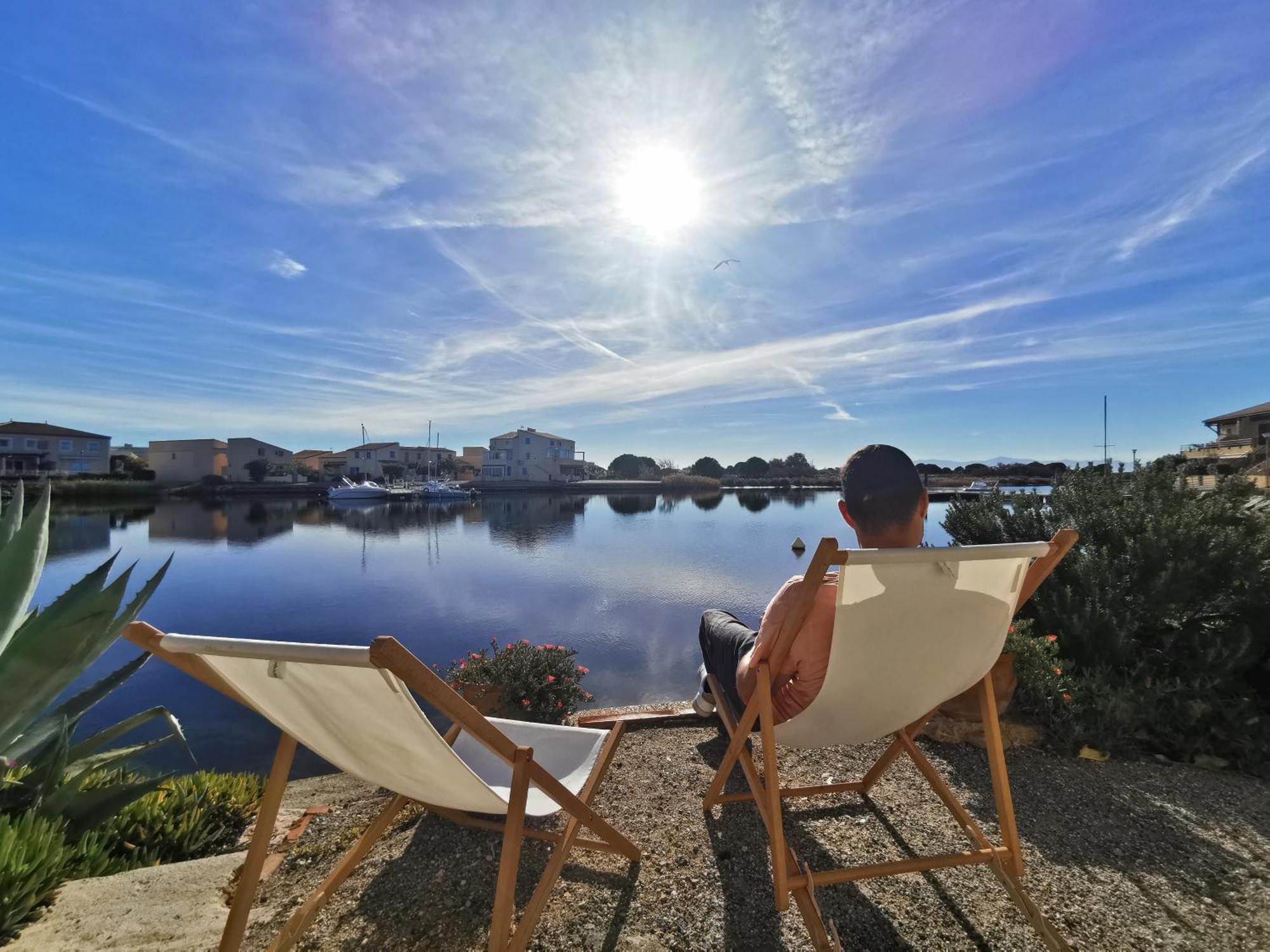 Appartement Coup De Coeur Les Pieds Dans L'Eau Le Barcarès Esterno foto